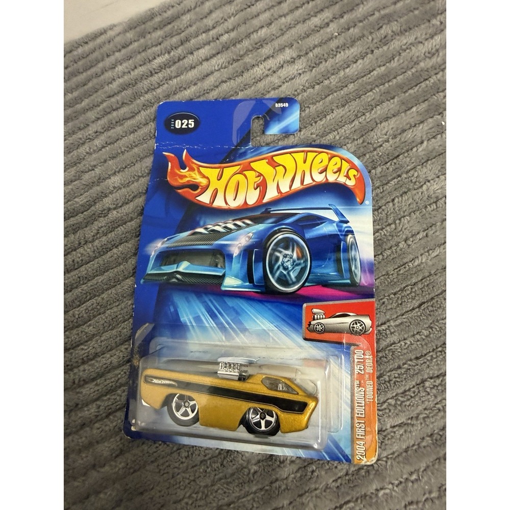 Hot Wheels 2004 First Editions 25/100 'Tooned Deora 2004 #025 Gold